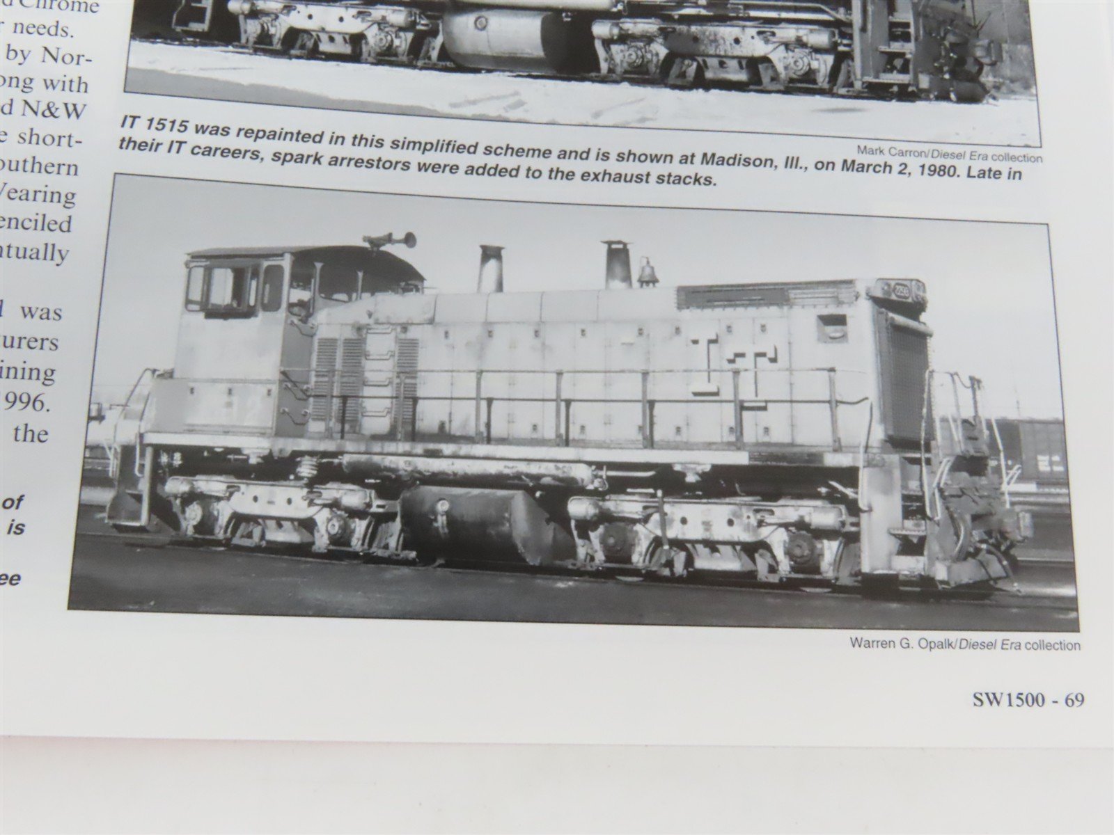 EMD's SW1500 Second-Generation Workhorse by Diesel Era Â©2006 SC Book