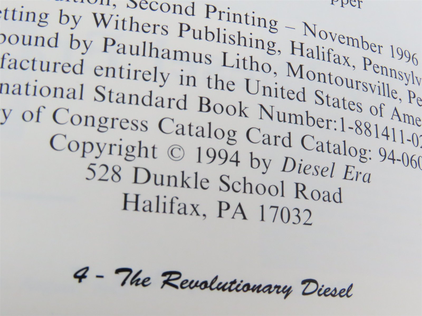 The Revolutionary Diesel EMC's FT by Diesel Era Â©1994 SC Book