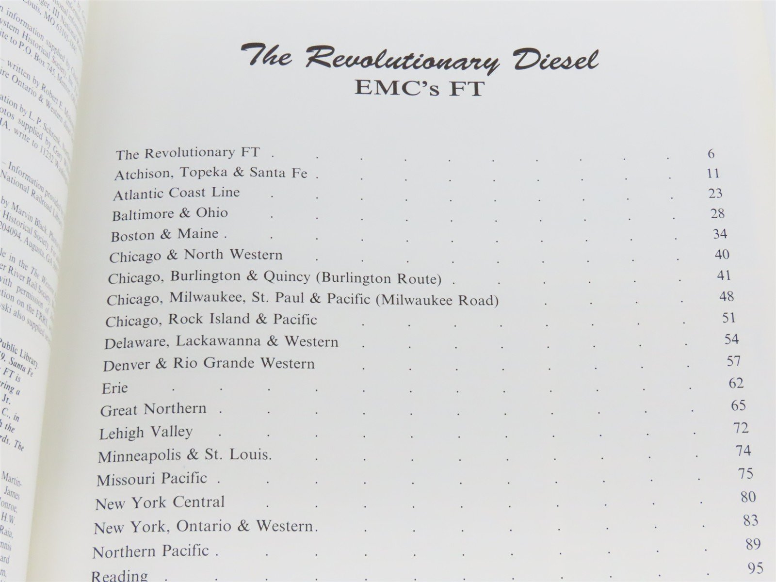 The Revolutionary Diesel EMC's FT by Diesel Era Â©1994 SC Book