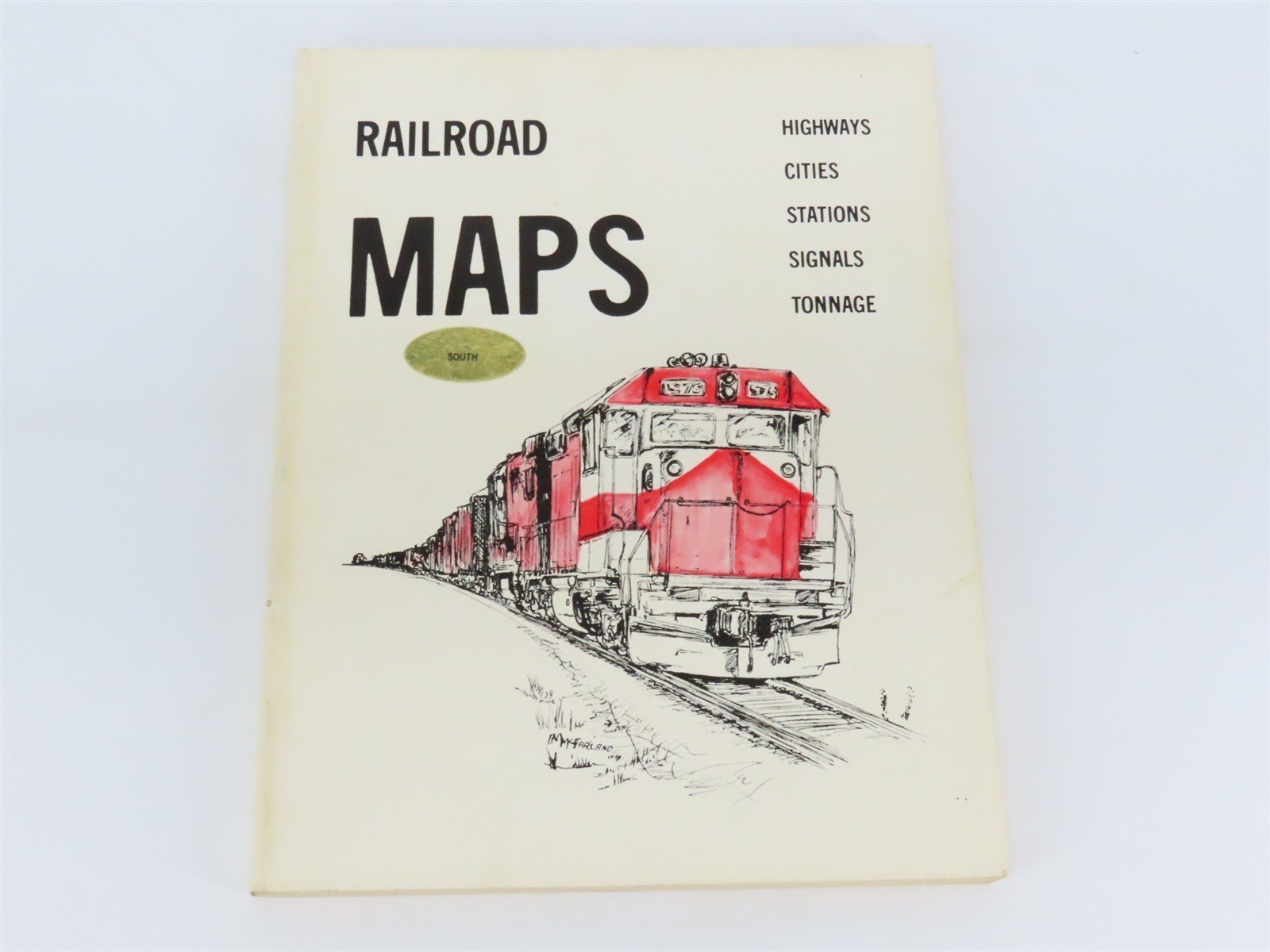Railroad Maps - The South by MAC Â©1980 SC Book
