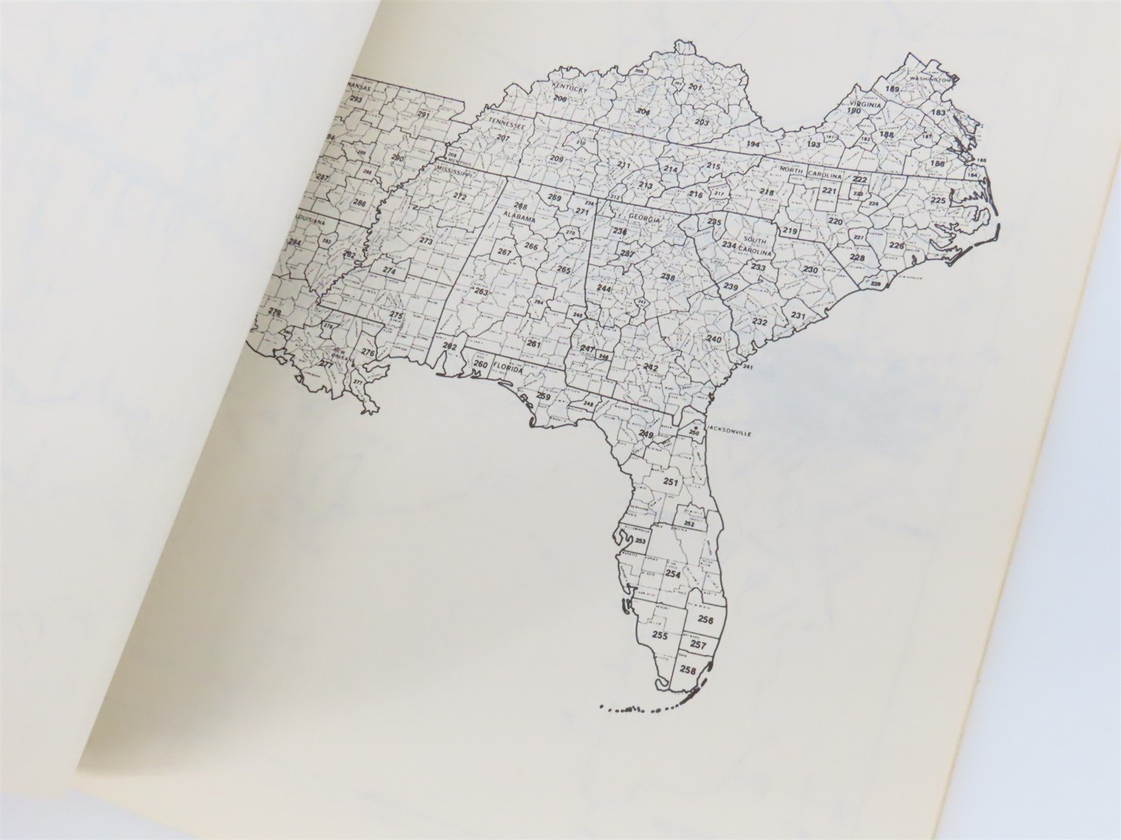 Railroad Maps - The South by MAC Â©1980 SC Book