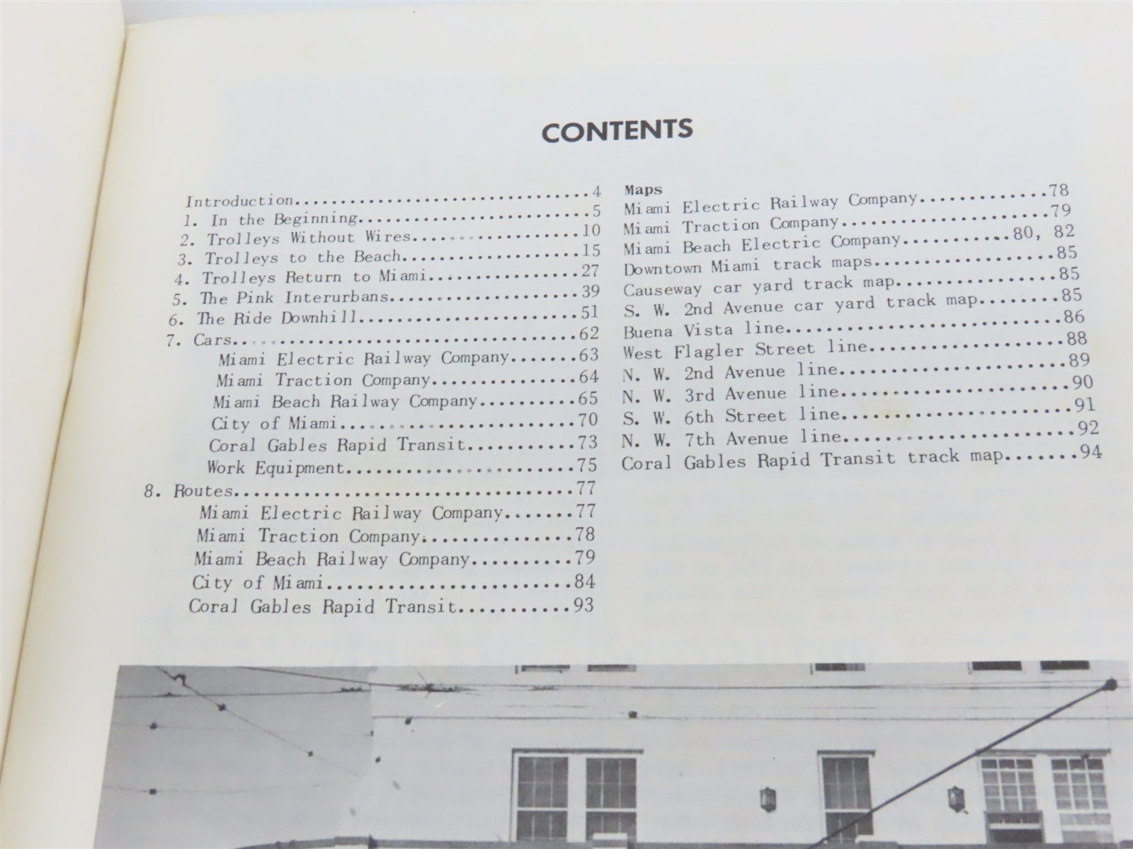 Biscayne Bay Trolleys by Edward Ridolph Â©1981 SC Booklet