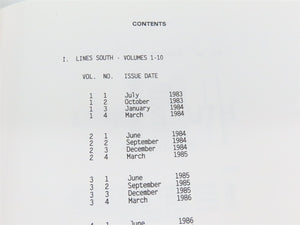 Lines South Vols. 1-10 1983-93 Bound Volume ©1997 Reprint HC Book