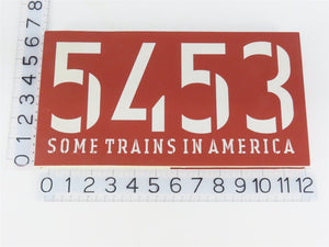 5453: Some Trains in America by Andrew Cross Â©2002 HC Book
