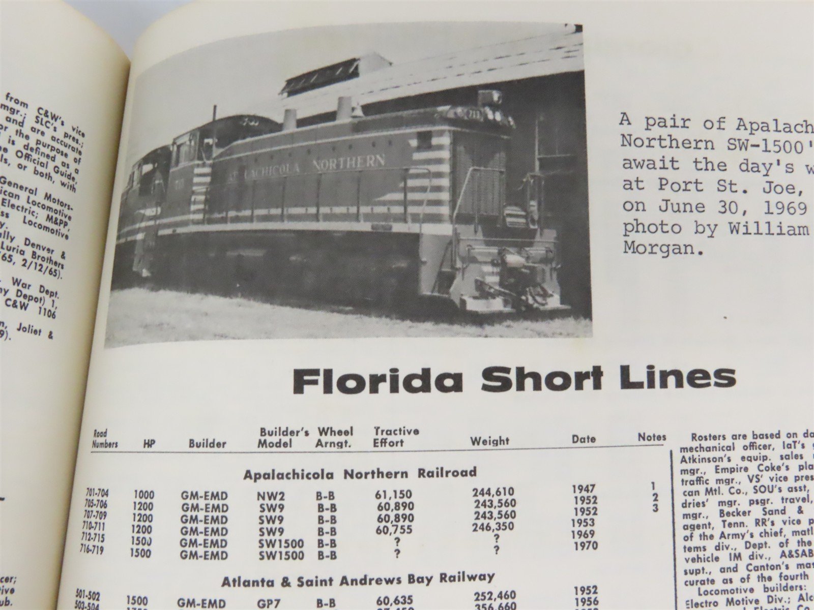 Diesel Locomotive Rosters - The Railroad Magazine Series Â©1973 SC Book