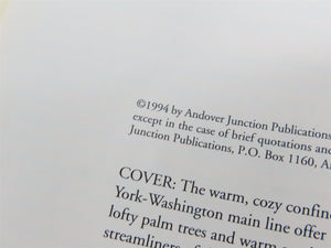 By Streamliner - New York to Florida by Joseph M. Welsh Â©1994 SC Book
