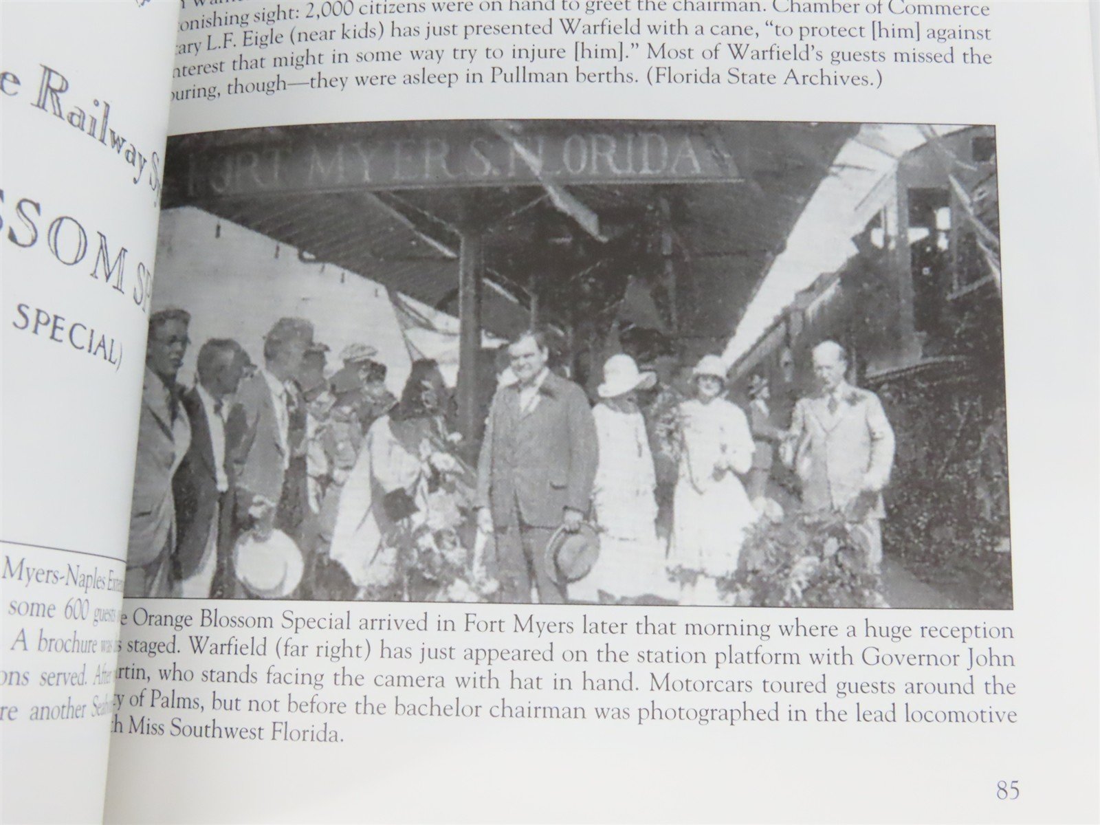 Images of America: Railroads of Southwest Florida by Turner ©1999 SC Book