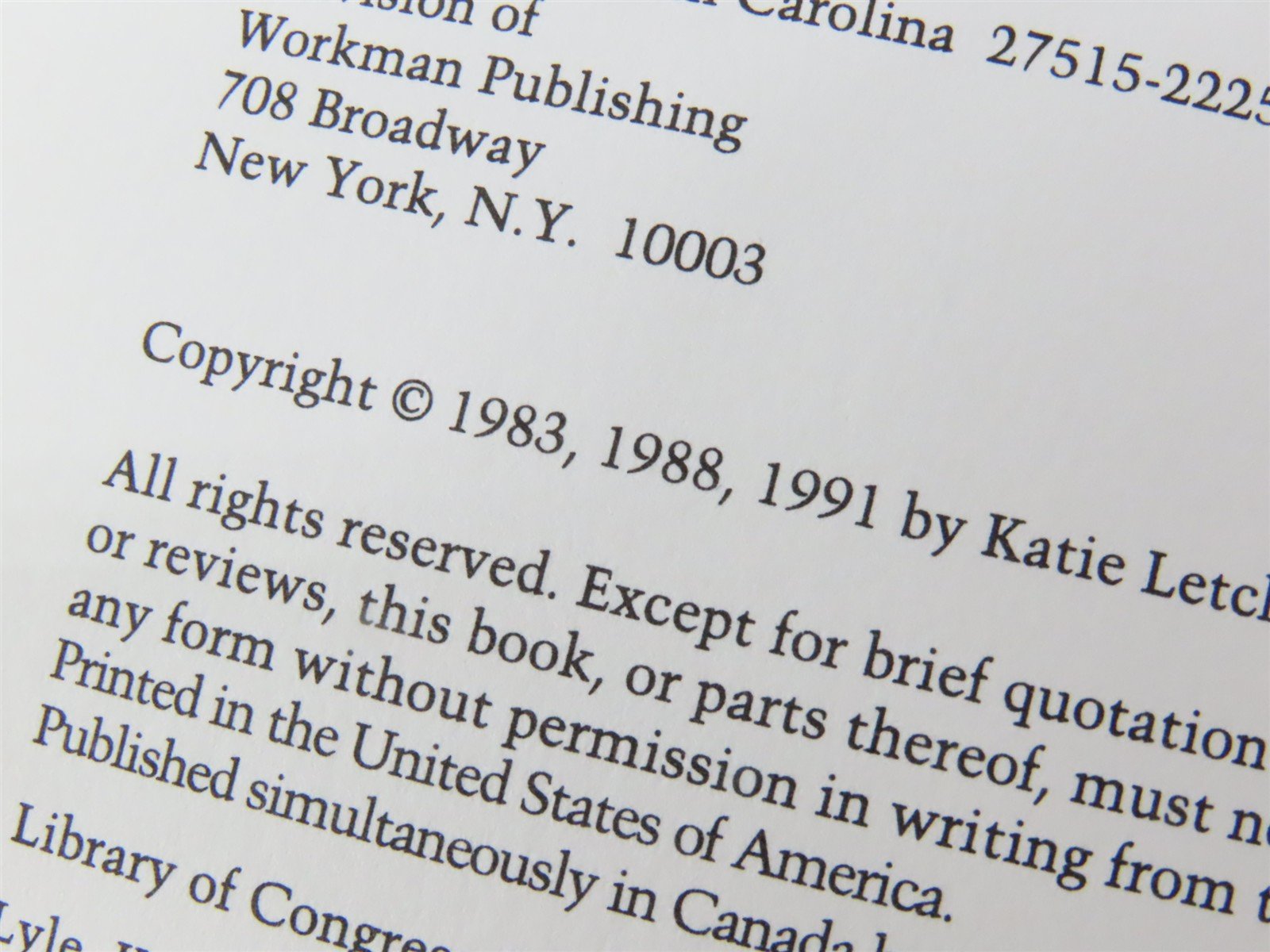 Scalded to Death By the Steam by Katie Letcher Lyle Â©1991 SC Book