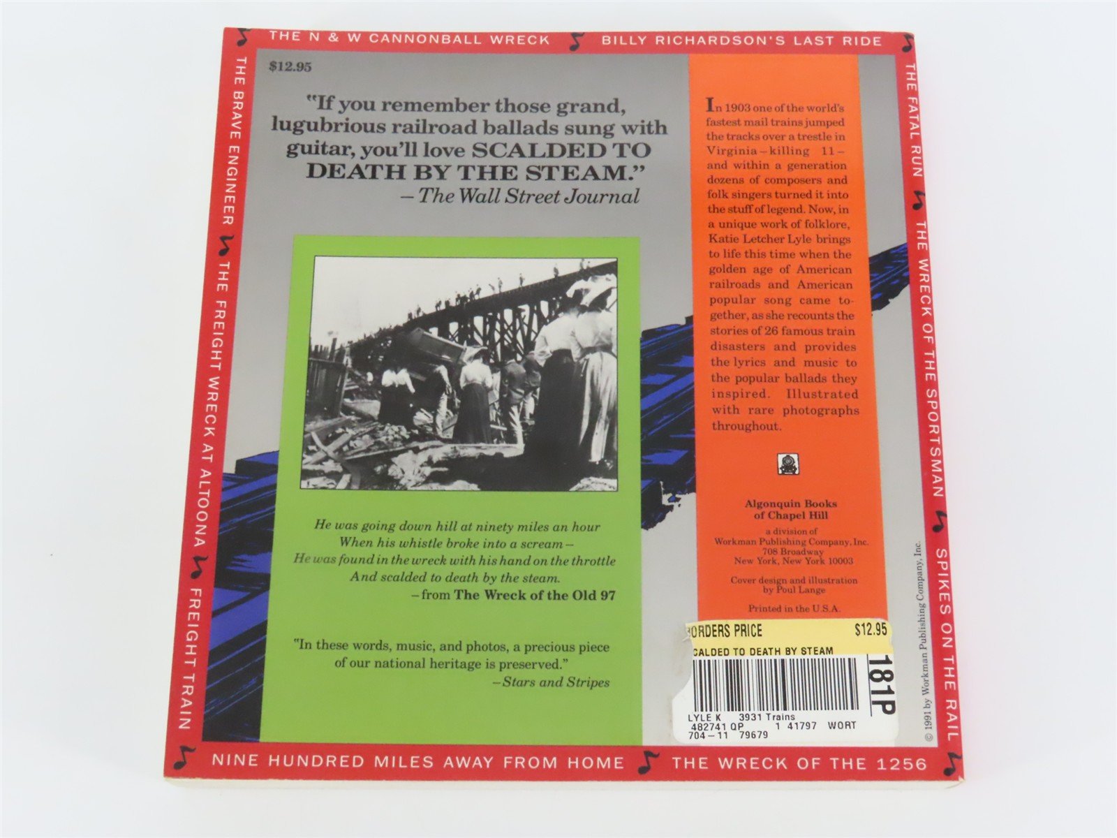 Scalded to Death By the Steam by Katie Letcher Lyle Â©1991 SC Book