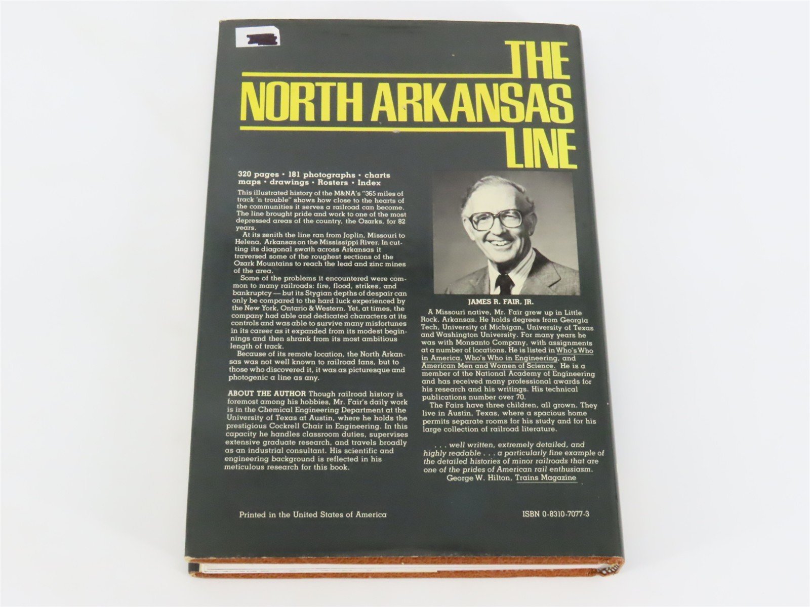 The North Arkansas Line by James R. Fair, Jr. Â©1982 HC Book