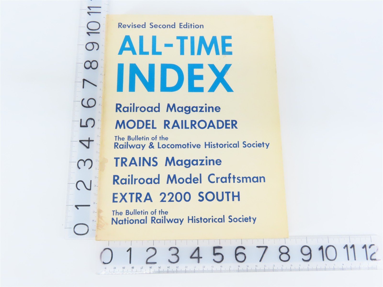All-Time Index of Magazines - TRAINS, Model Railroader & More Â©1978 2nd Edition