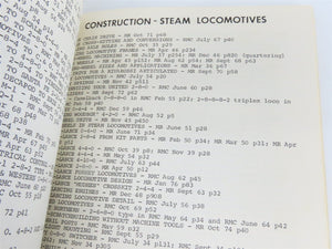 All-Time Index of Magazines - TRAINS, Model Railroader & More Â©1978 2nd Edition