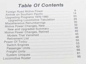 Southern Pacific Motive Power Annual 1977-1980 by Donald V. Jewell Â©1981 SC Book