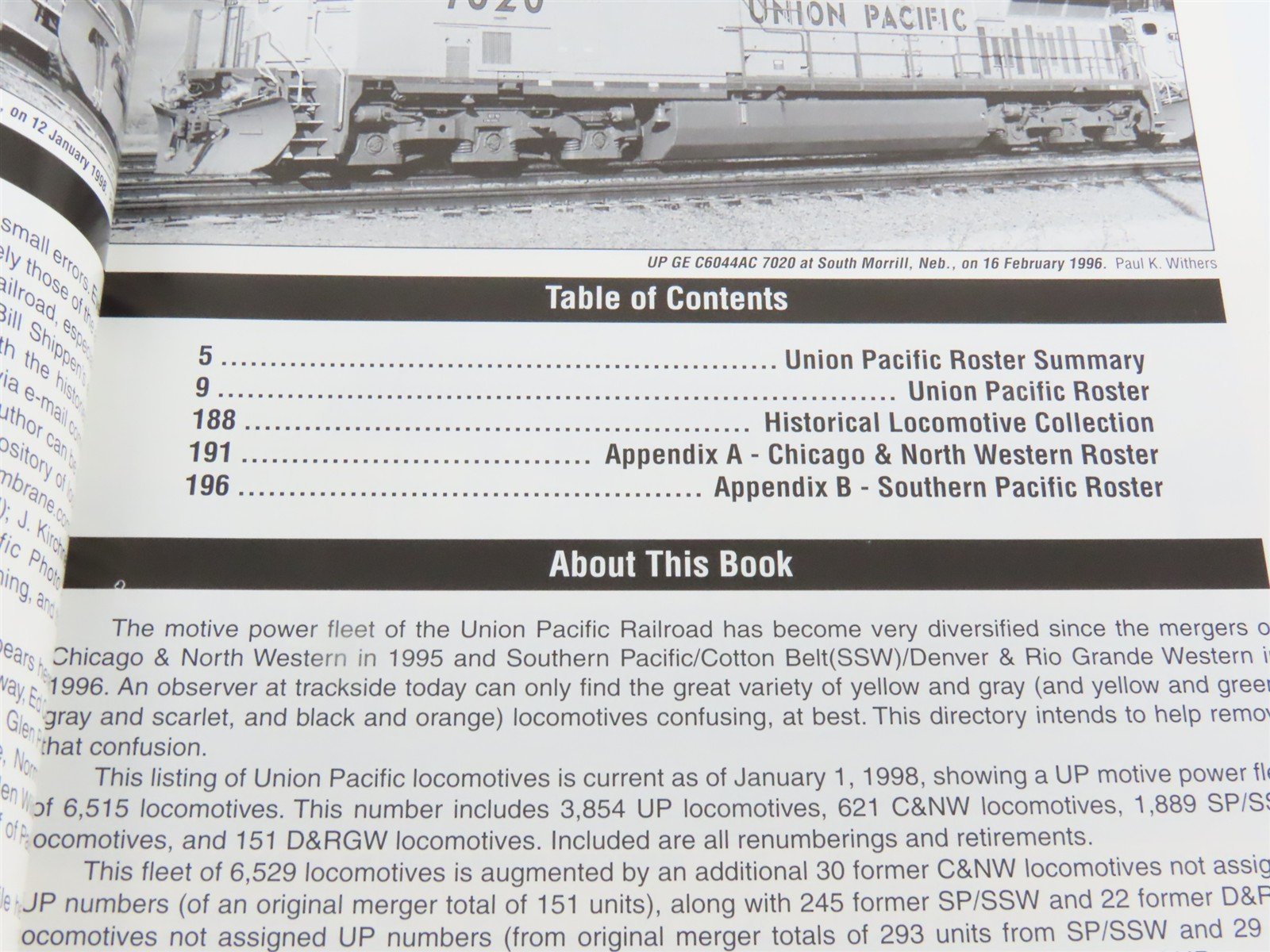 Union Pacific Locomotive Directory 1998 by Don Strack Â©1998 SC Book