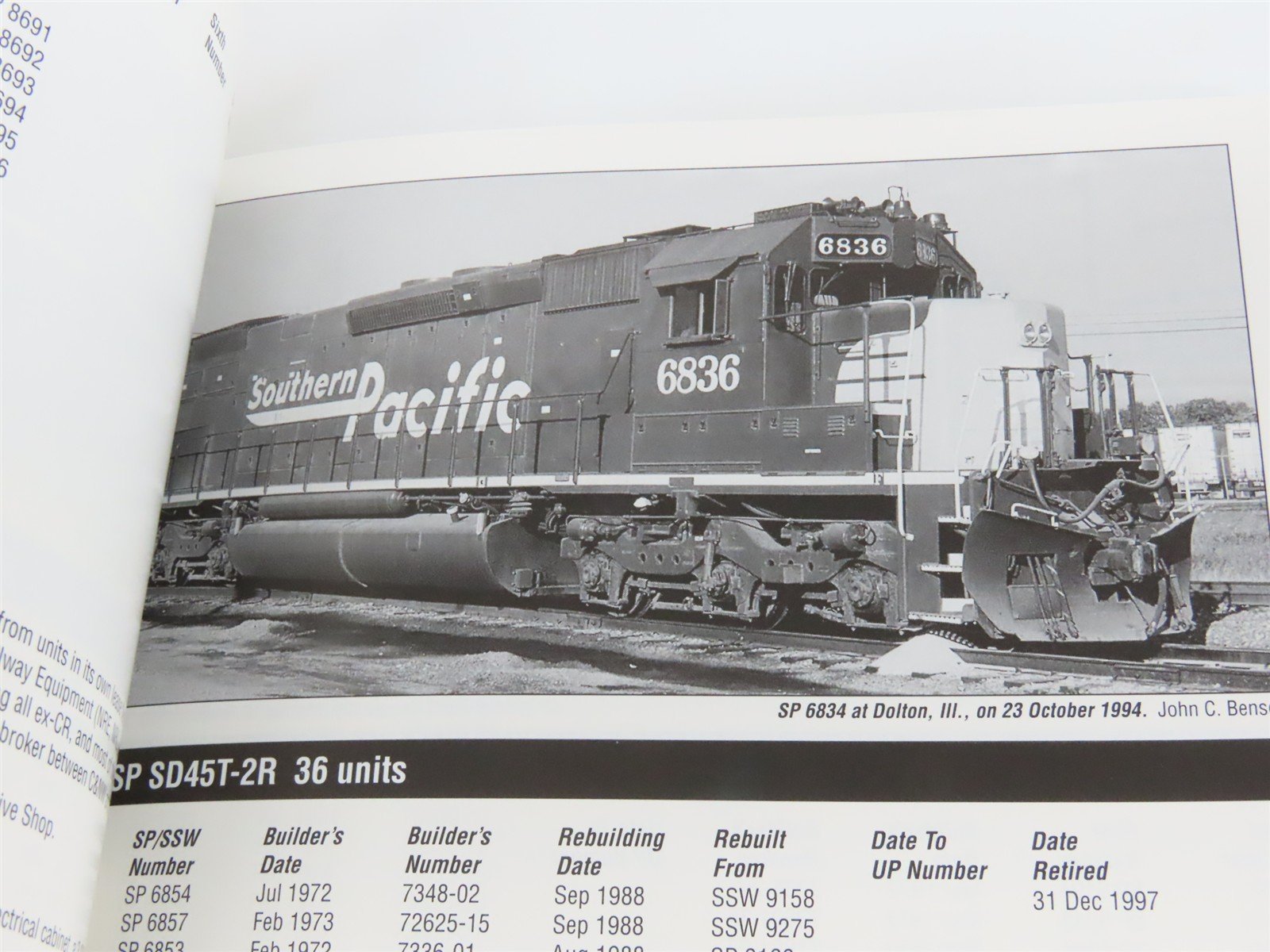Union Pacific Locomotive Directory 1998 by Don Strack Â©1998 SC Book
