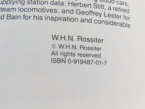 Canadian Pacific in Southern Ontario Vol.1 by W.H.N. Rossiter Â©1981 SC Booklet