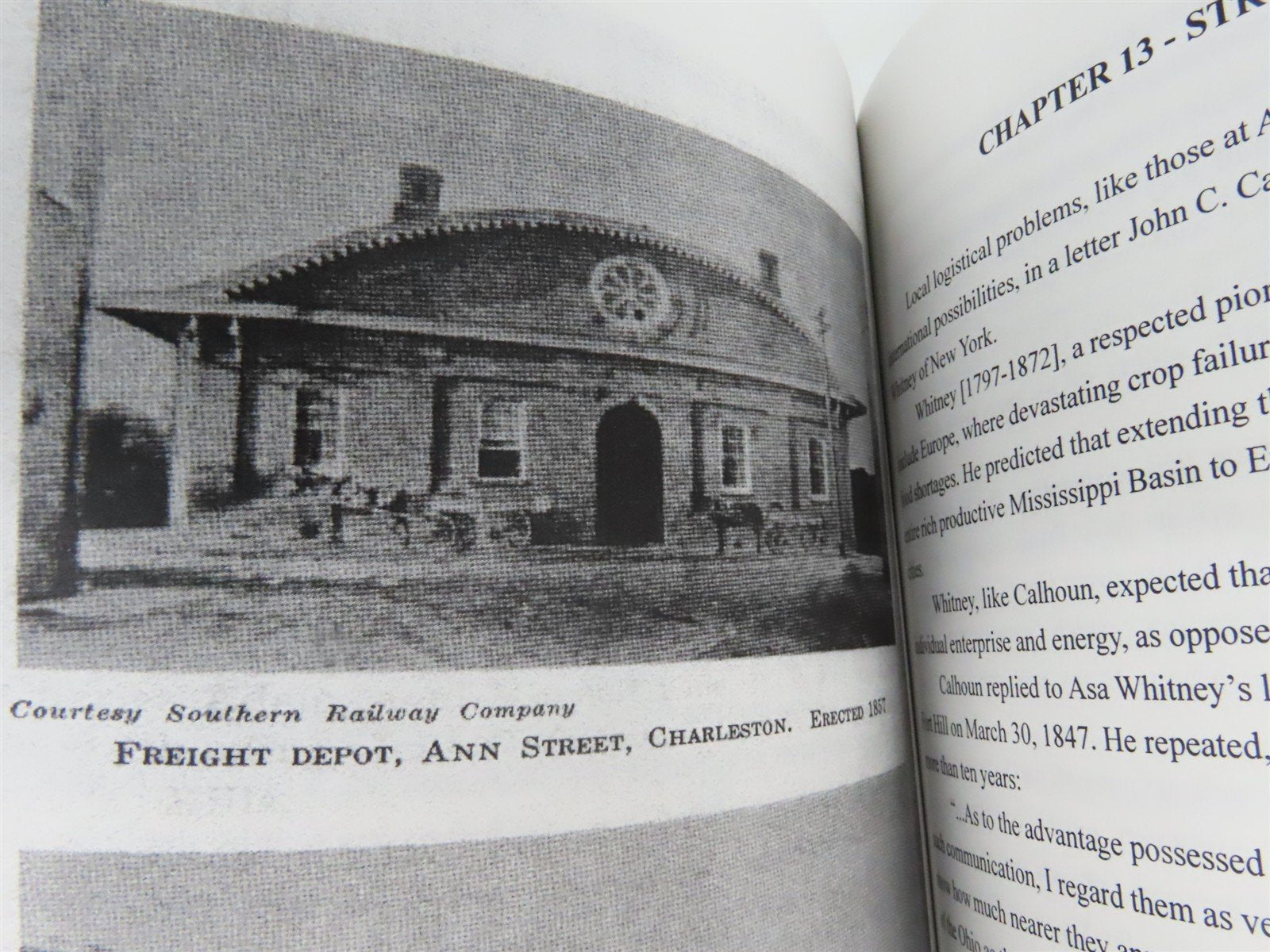 Calhoun's Dream - Blue Ridge Railroad by Betty L. Plisco Â©2001 SC Book