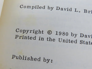 Private Passenger Car Annual Vol. 1: 1980 by David L. Briggs Â©1980 SC Book