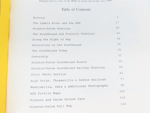 The Winston-Salem Southbound Railway by Miller & Vaughn Â©1996 SC Book