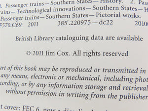 Rails Across Dixie by Jim Cox Â©2011 HC Book