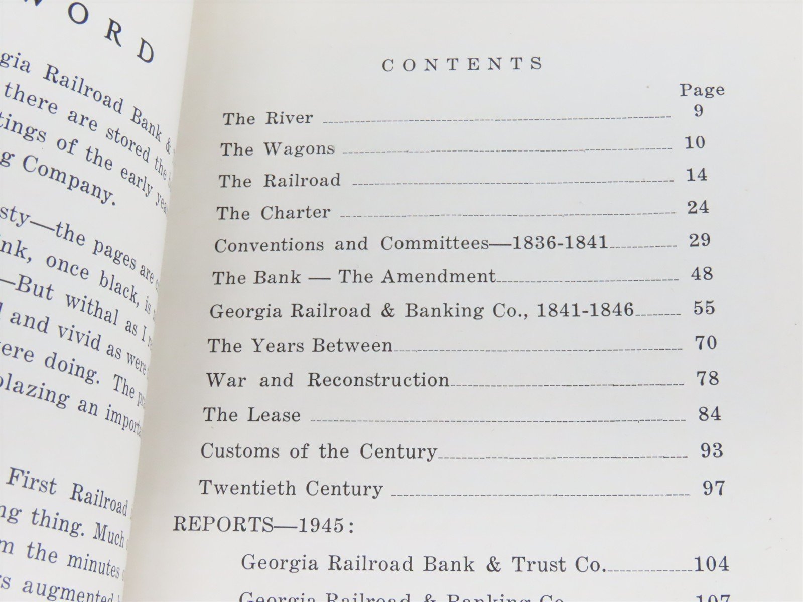 Georgia Railroad & Banking Company 1833-1945 by Mary G. Cumming Â©1945 SC Book