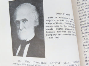 Georgia Railroad & Banking Company 1833-1945 by Mary G. Cumming Â©1945 SC Book