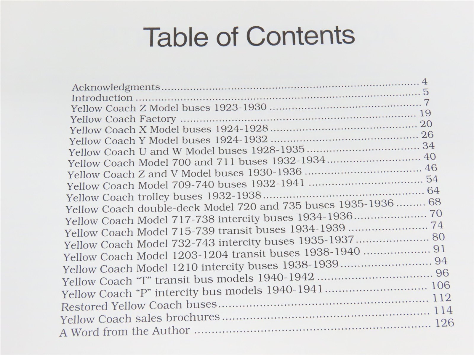 Yellow Coach Buses 1923-1943 Photo Archive by William A. Luke Â©2001 SC Book