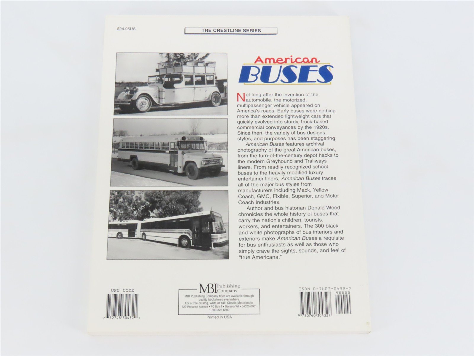 The Crestline Series - American Buses by Donald F. Wood Â©1998 SC Book