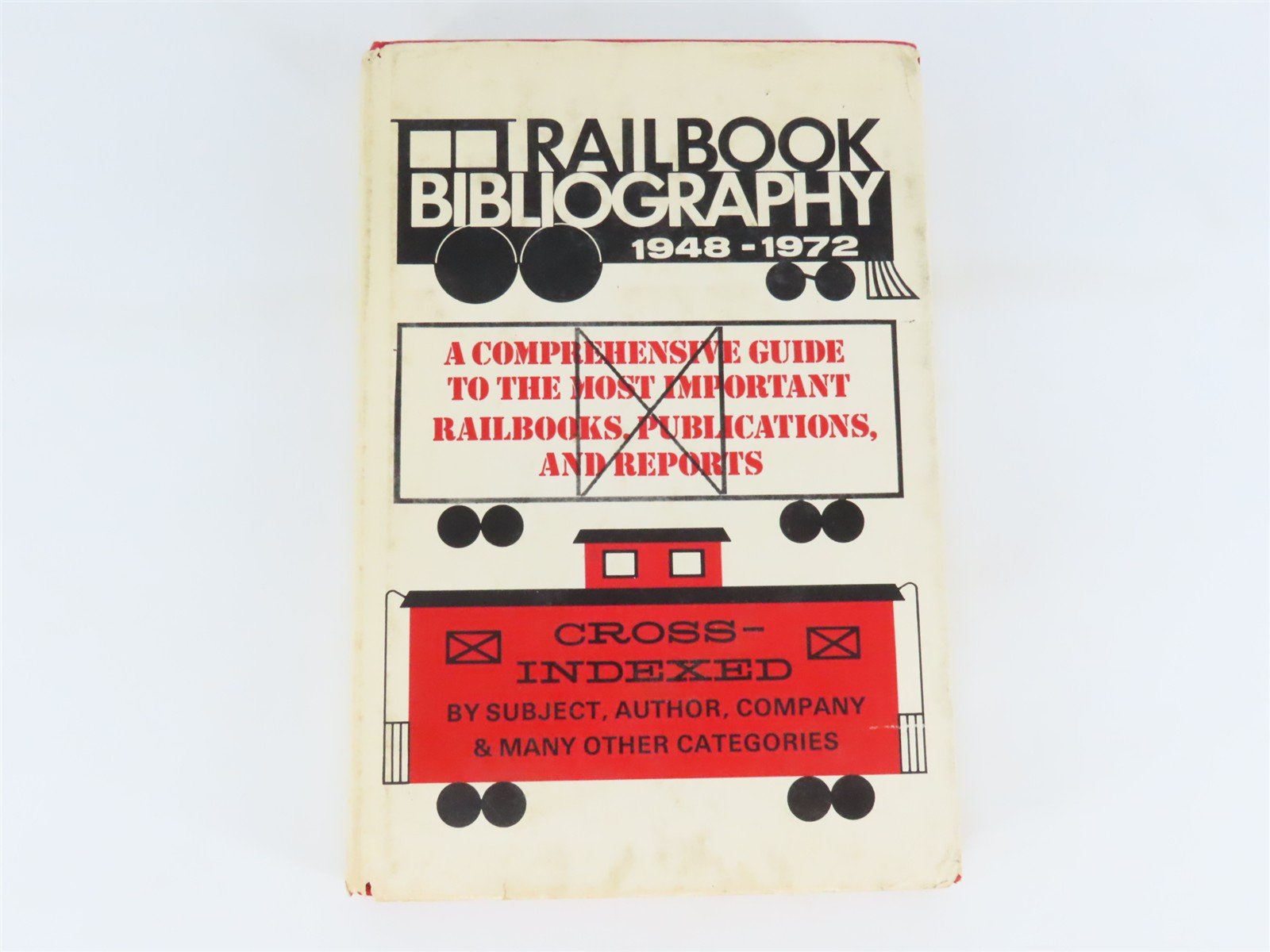Railroad Bibliography Guide & Index 1948-1972 by F. K. Hudson Â©1972