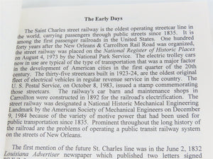 The Saint Charles Streetcar by James Guilbeau Â©1992 - 3rd Edition