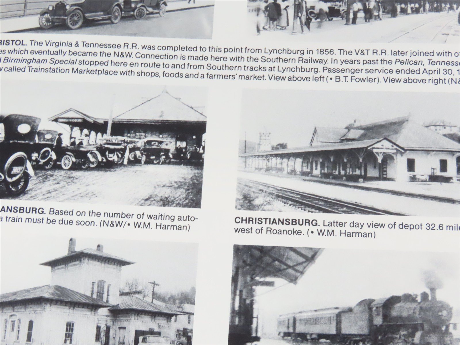 Crossties to the Depot Vol. 1: Virginia RR Stations by Gilbert Â©1982 SC Booklet