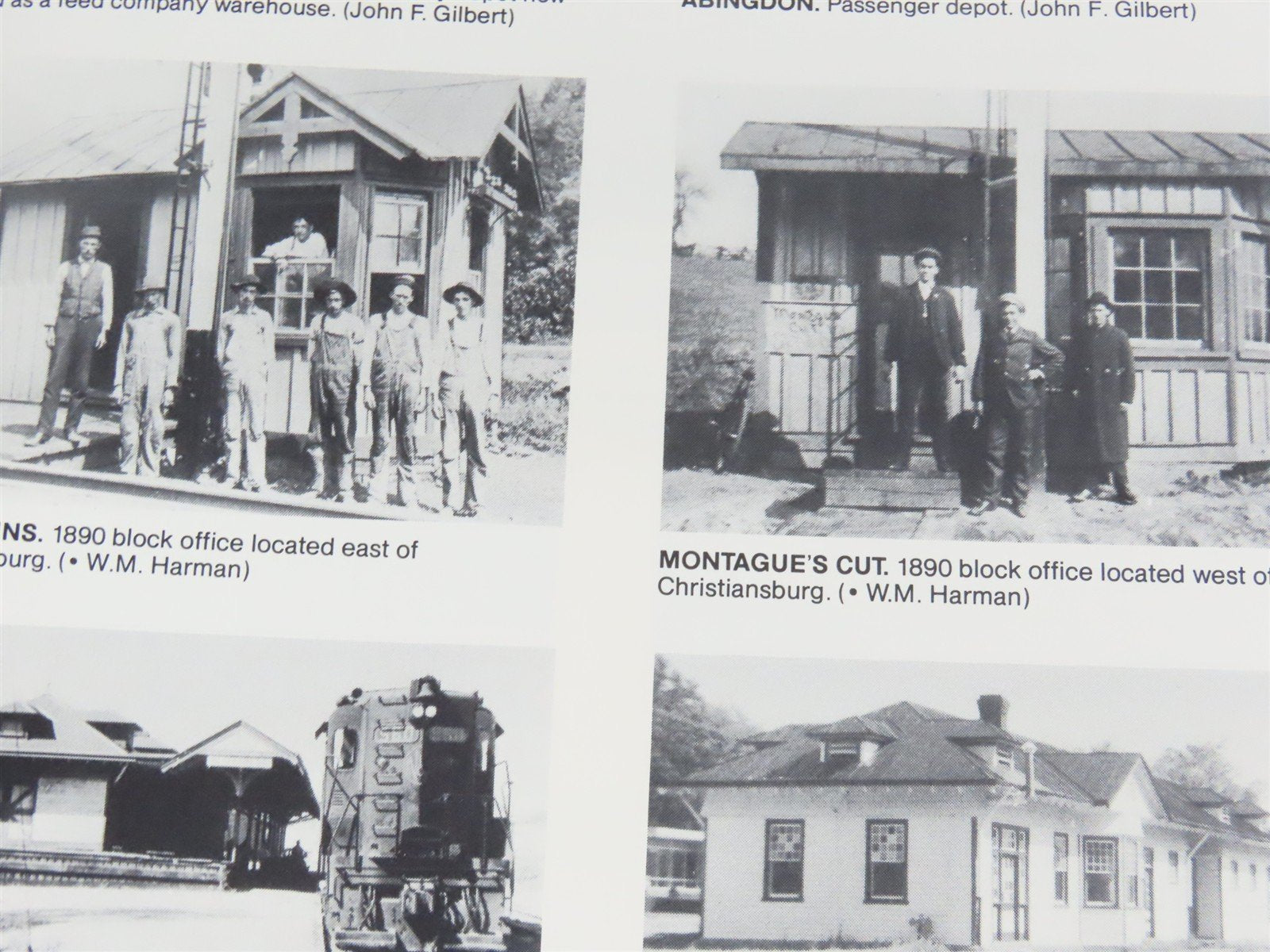 Crossties to the Depot Vol. 1: Virginia RR Stations by Gilbert Â©1982 SC Booklet