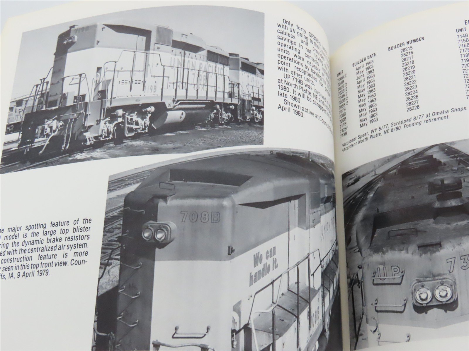 Overland Railbooks: Union Pacific 1977-1980 by George R. Cockle Â©1980 SC Book