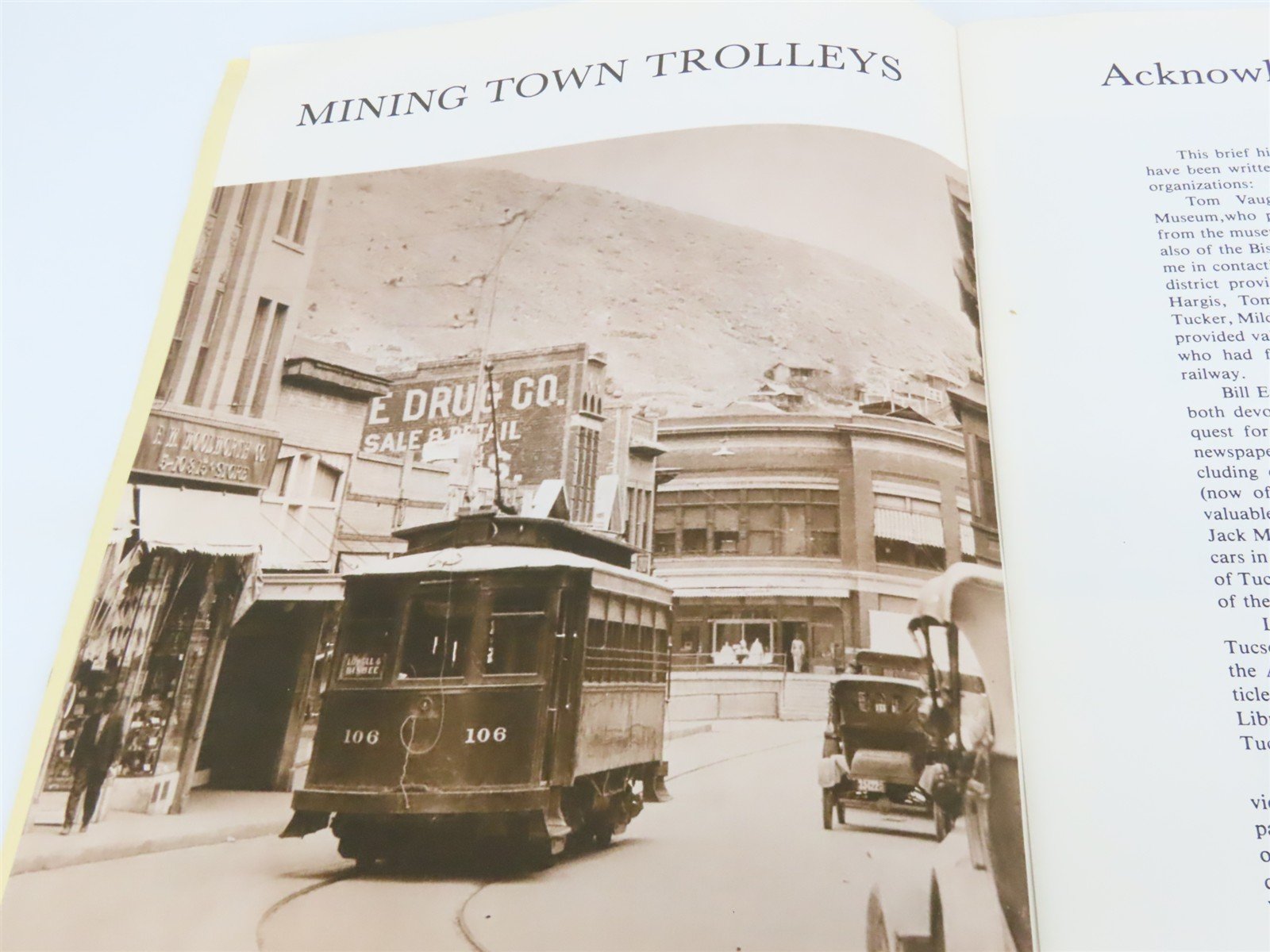Mining Town Trolleys - Warren-Bisbee Railway by Francaviglia Â©1983 SC Booklet