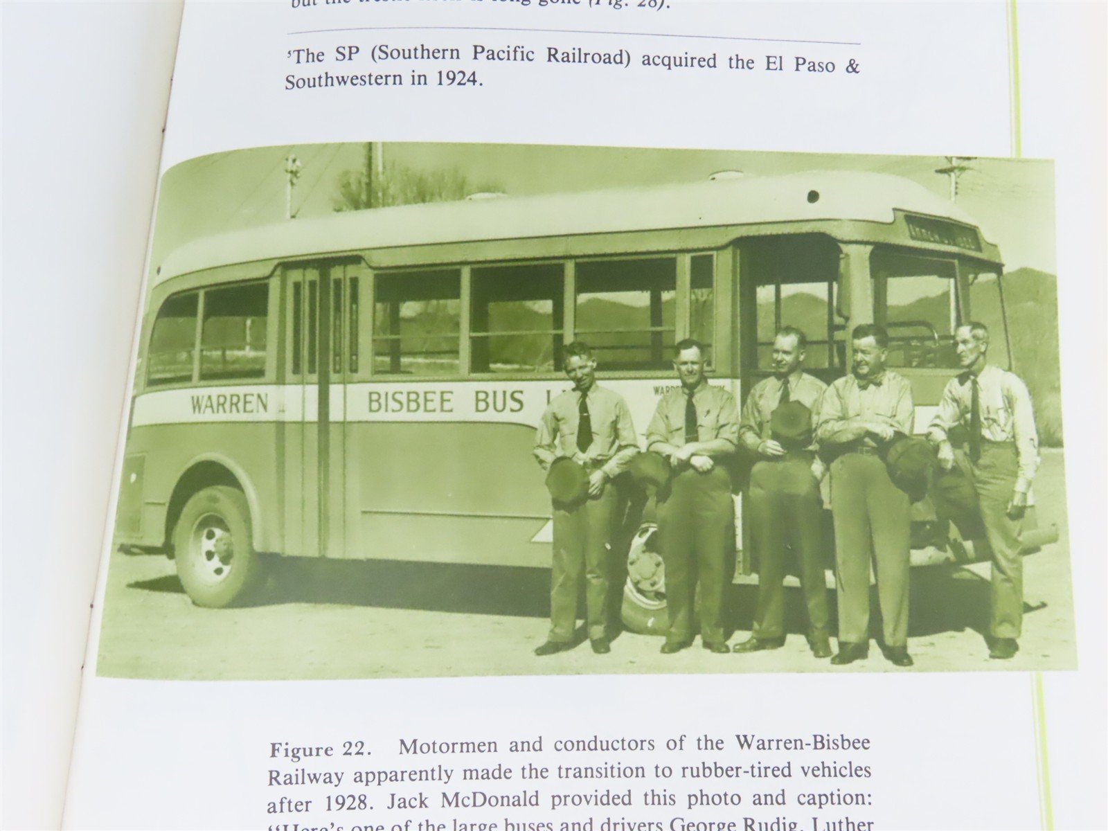 Mining Town Trolleys - Warren-Bisbee Railway by Francaviglia Â©1983 SC Booklet