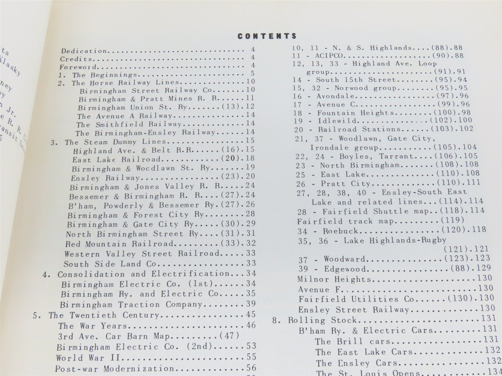 Street Railways of Birmingham by Alvin W. Hudson & Harold E. Cox Â©1976 SC Book