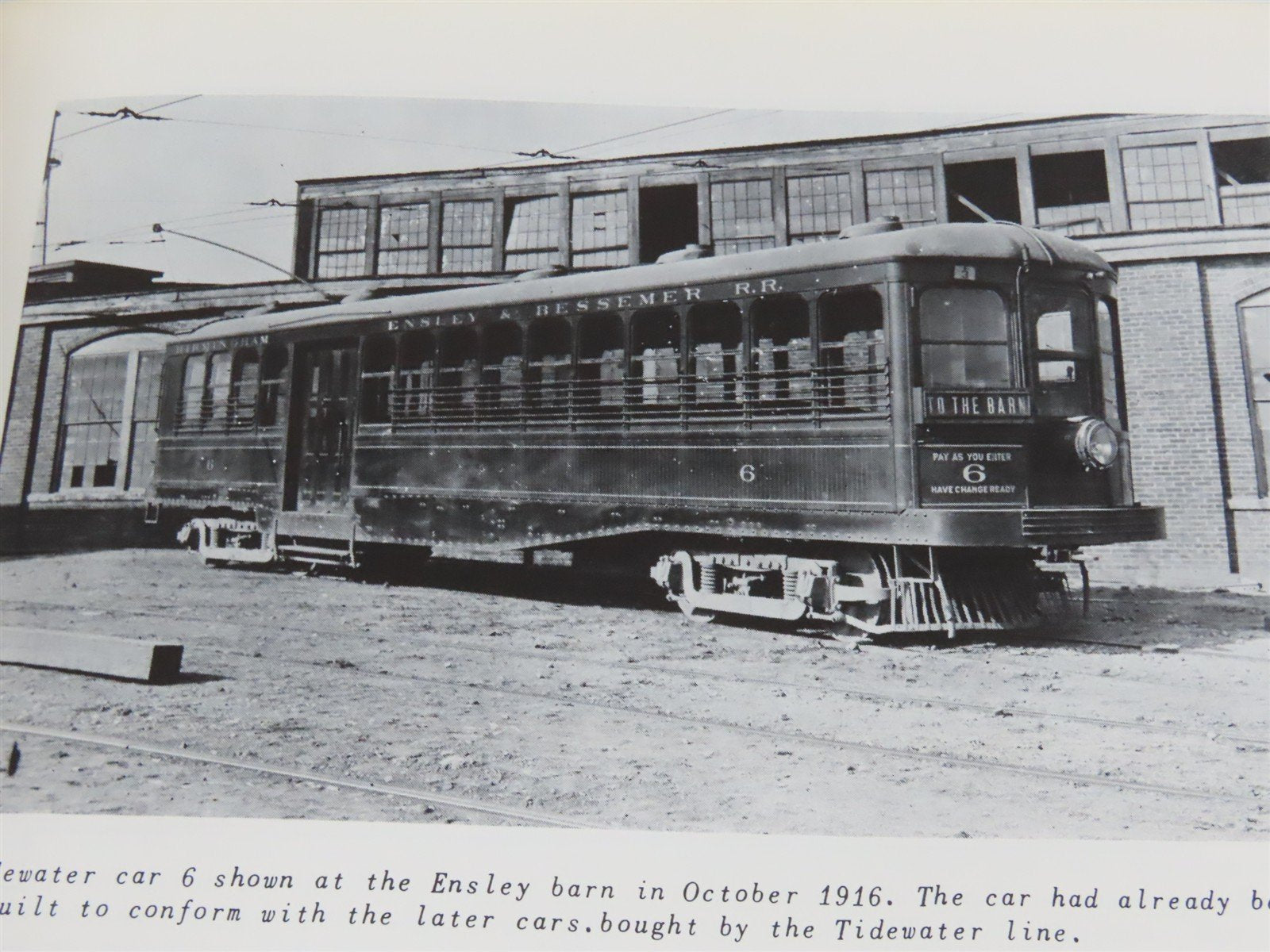 Street Railways of Birmingham by Alvin W. Hudson & Harold E. Cox Â©1976 SC Book