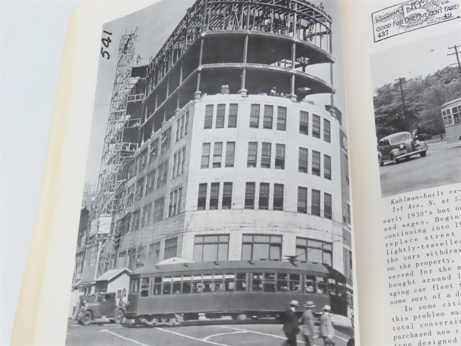 Street Railways of Birmingham by Alvin W. Hudson & Harold E. Cox Â©1976 SC Book