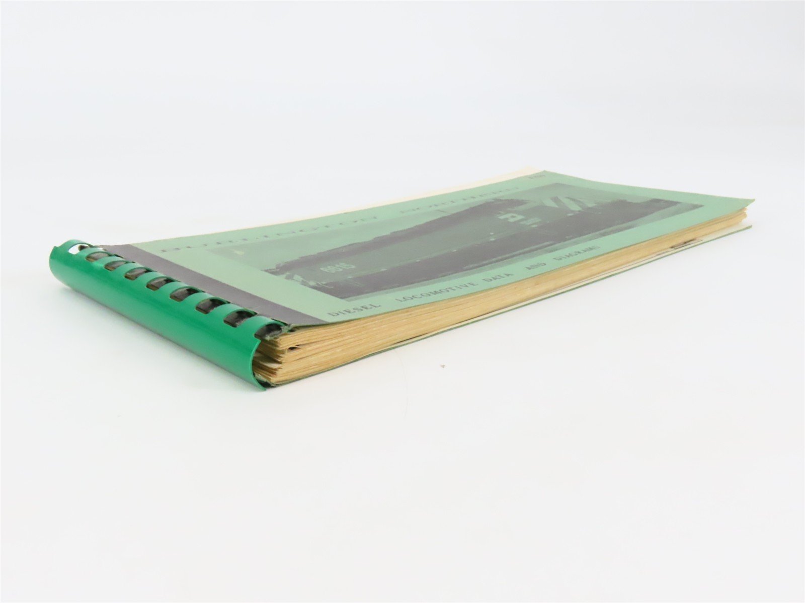 Burlington Northern Diesel Locomotive Data & Diagrams Spiral-Bound Booklet
