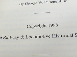 Bulletin No. 86 - The Story of Florida Railroads by Pettengill Â©1998 Reprint