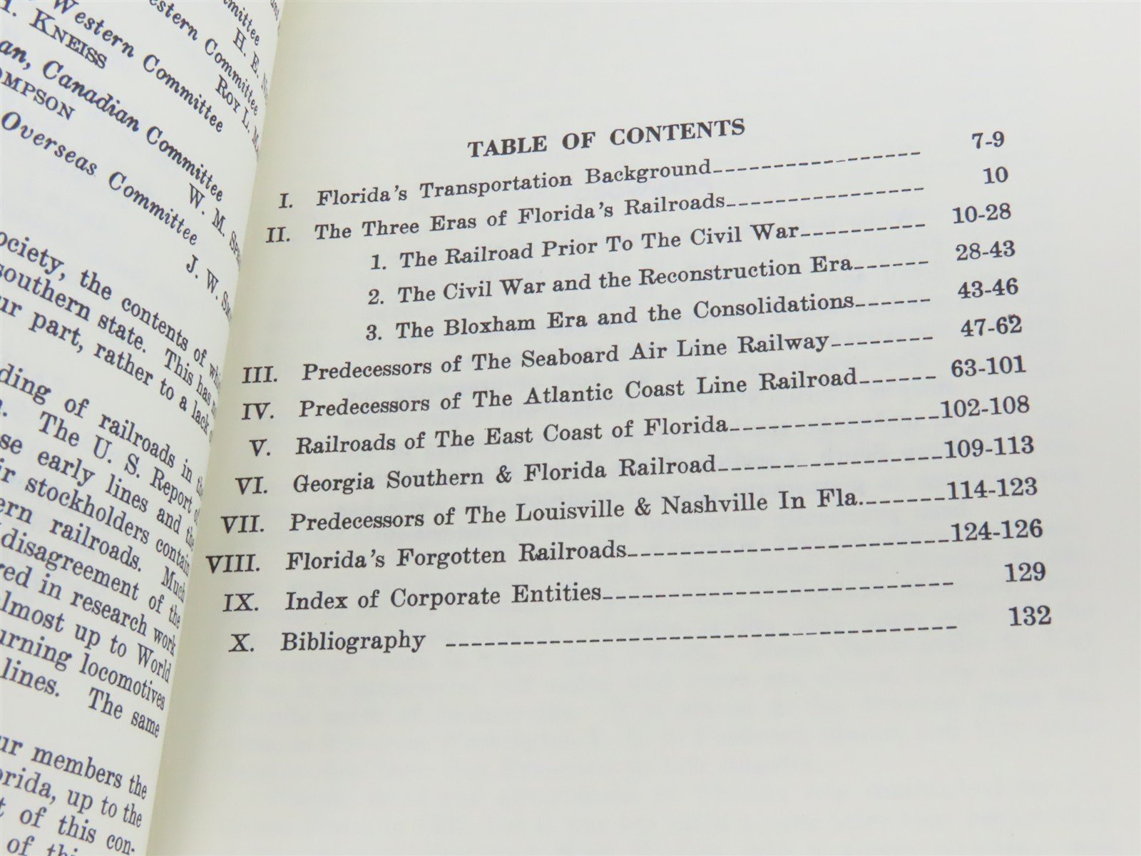 Bulletin No. 86 - The Story of Florida Railroads by Pettengill Â©1998 Reprint