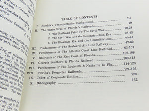 Bulletin No. 86 - The Story of Florida Railroads by Pettengill Â©1998 Reprint