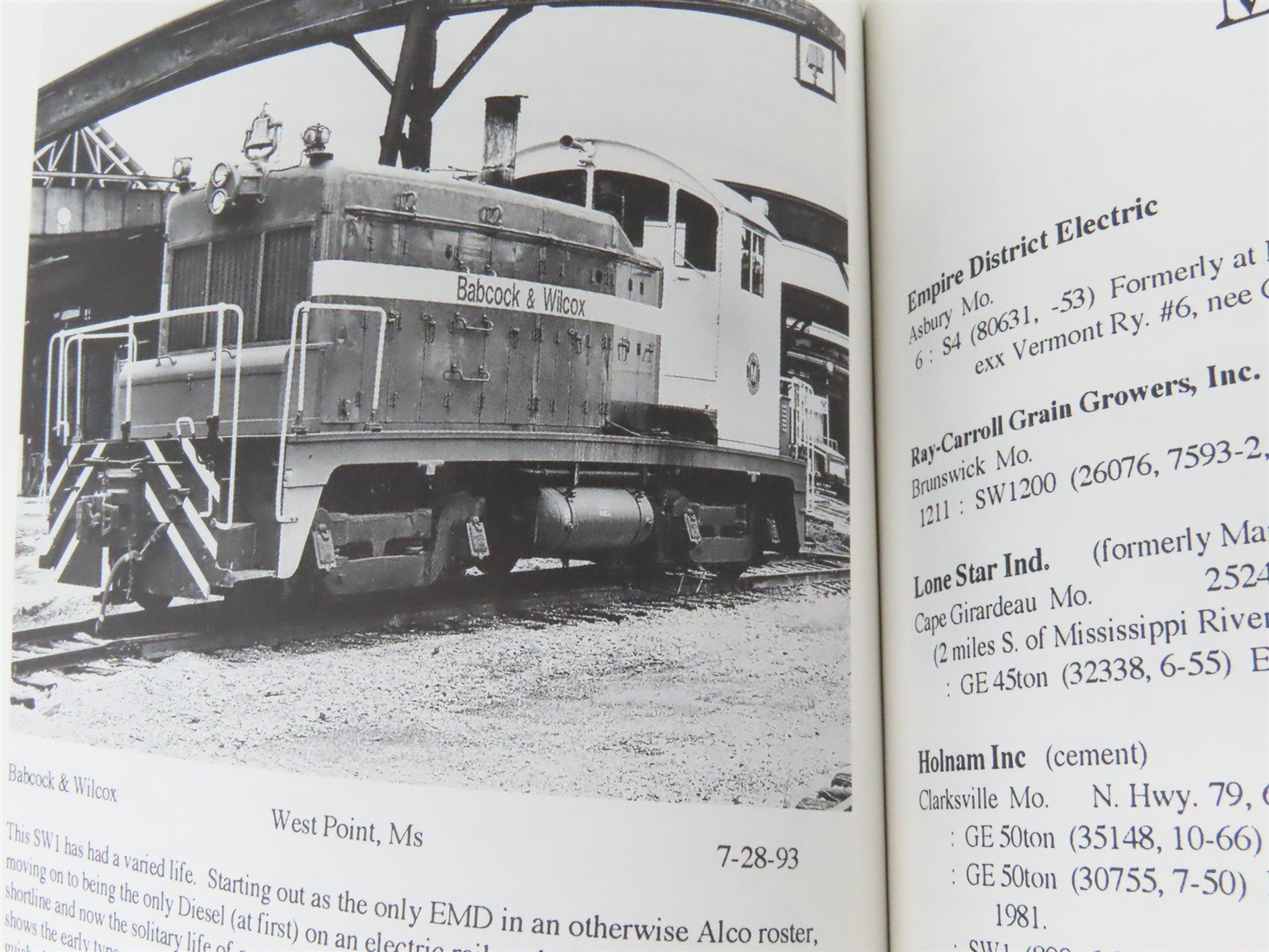 Comprehensive Guide to Industrial Locomotives by Jay Reed Â©1995