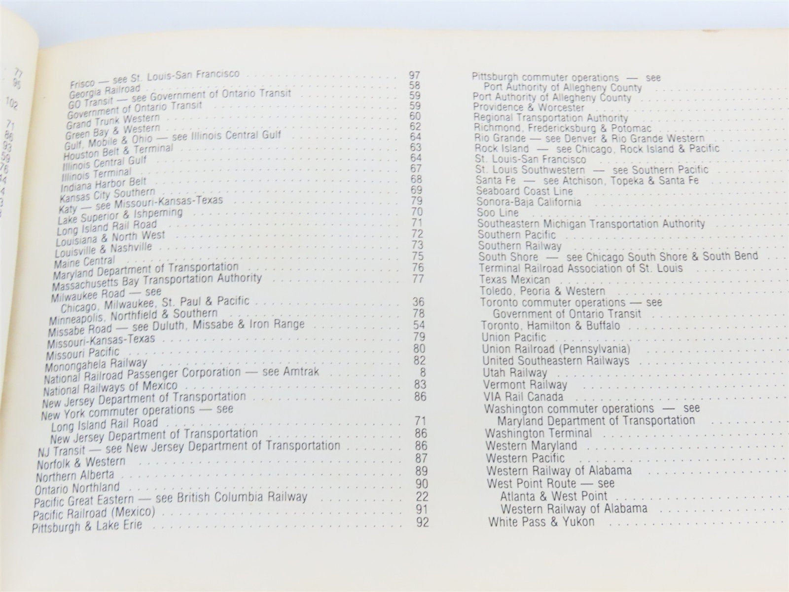 Diesel Locomotive Rosters: USA, Canada, Mexico by Charles W. McDonald Â©1982