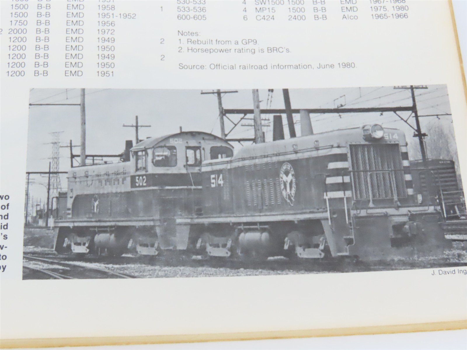 Diesel Locomotive Rosters: USA, Canada, Mexico by Charles W. McDonald Â©1982