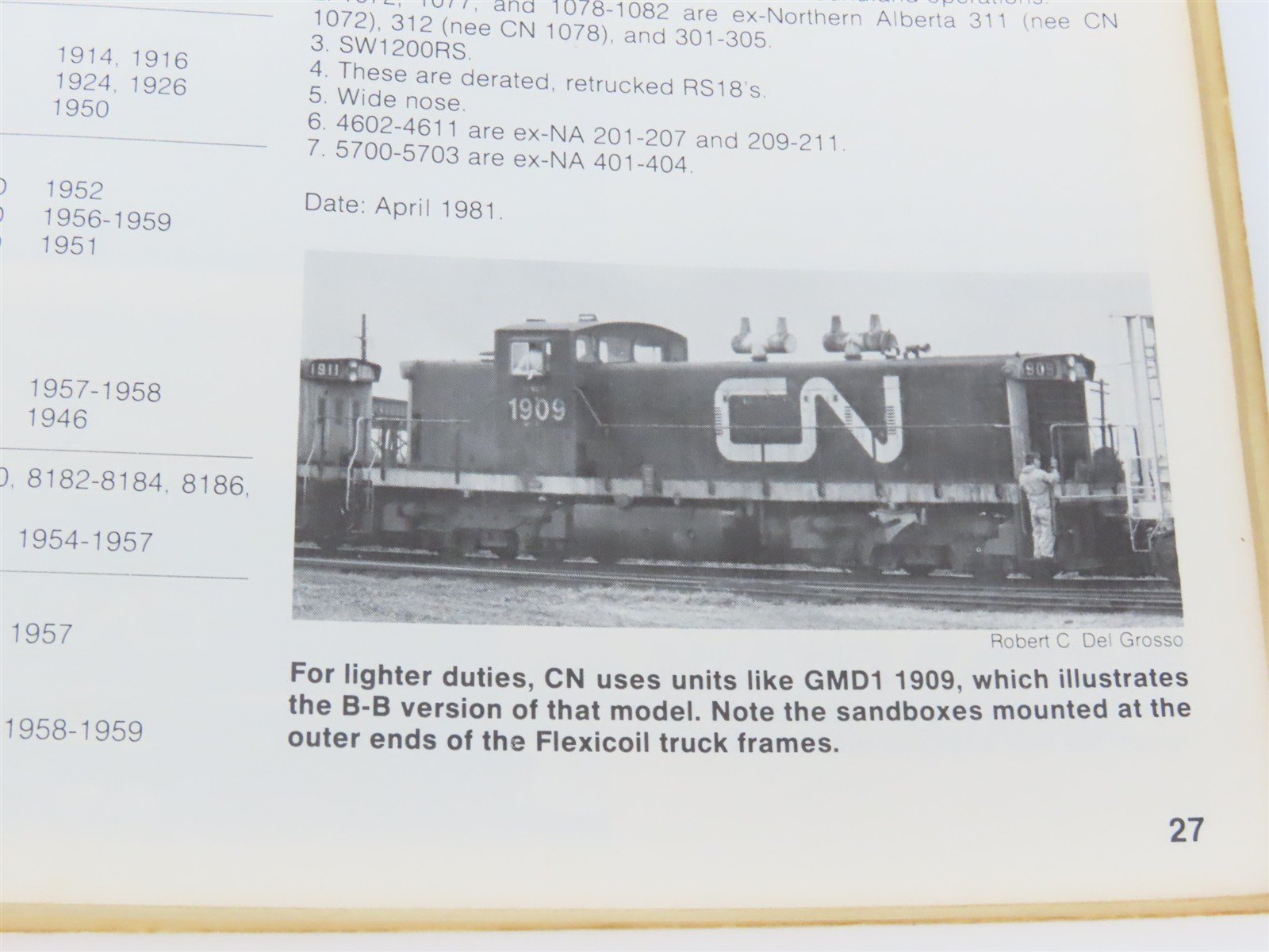 Diesel Locomotive Rosters: USA, Canada, Mexico by Charles W. McDonald Â©1982