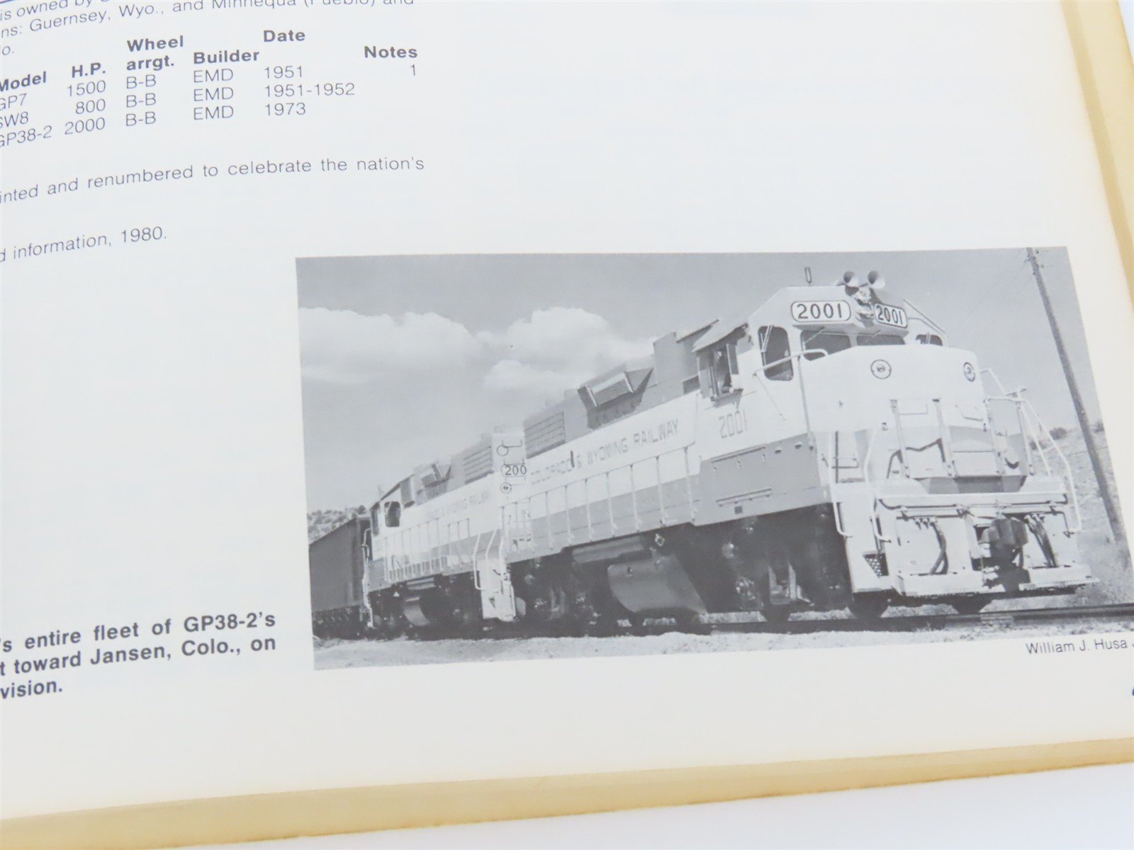 Diesel Locomotive Rosters: USA, Canada, Mexico by Charles W. McDonald Â©1982