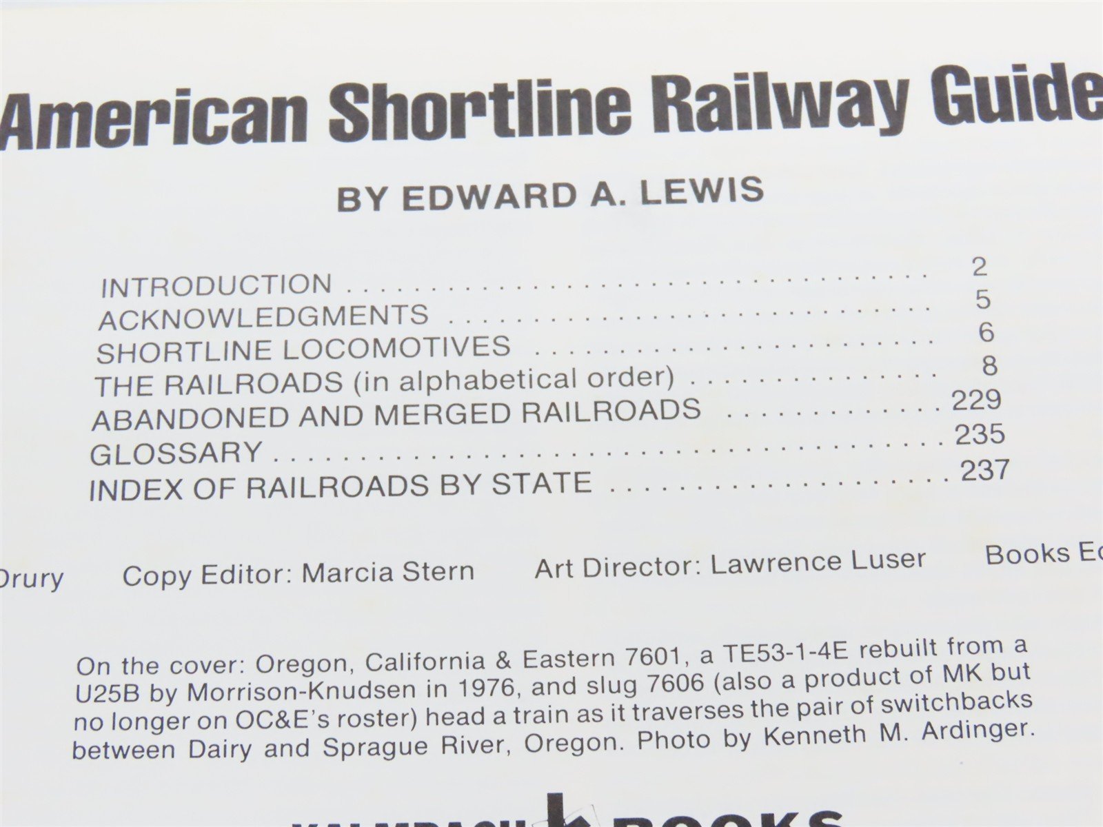 American Shortline Railway Guide by Edward A. Lewis Â©1986 SC Book