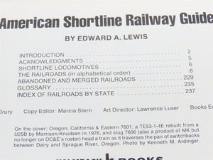 American Shortline Railway Guide by Edward A. Lewis Â©1986 SC Book