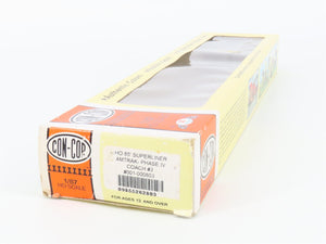 HO Scale Con-Cor Kit #001-000803 Amtrak Superliner 85' Coach Passenger #34124